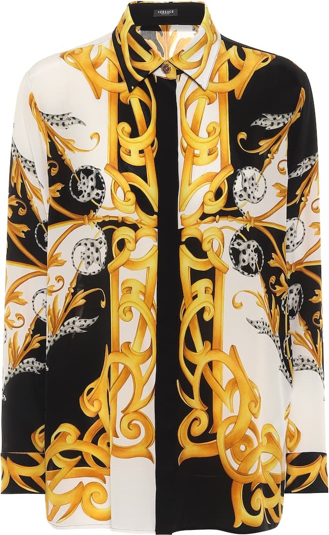 Versace Barocco Signature silk shirt