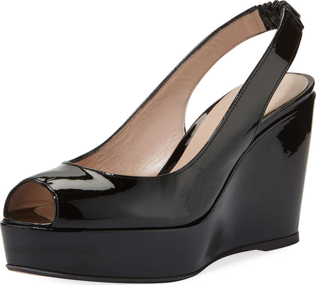 Stuart Weitzman Hampton Patent Slingback Pump