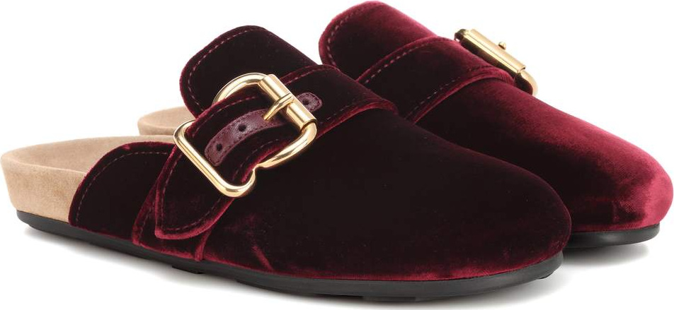 Prada Velvet slippers