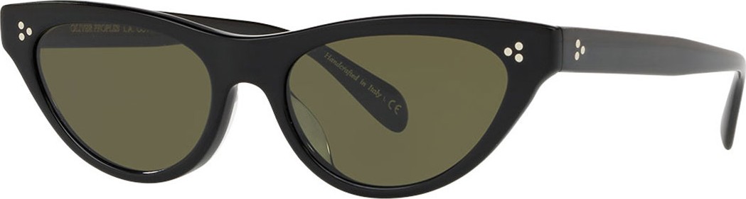 Oliver Peoples Zasia Cat-Eye Acetate Sunglasses w/ Inlaid Studs