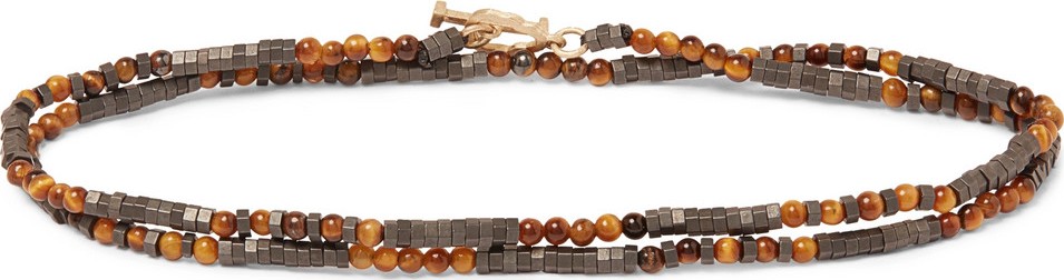 Luis Morais Multi-Stone and Gold Bracelet