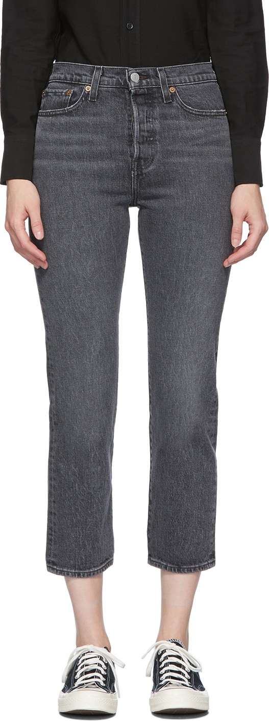 LEVI’S Black Wedgie Straight Jeans