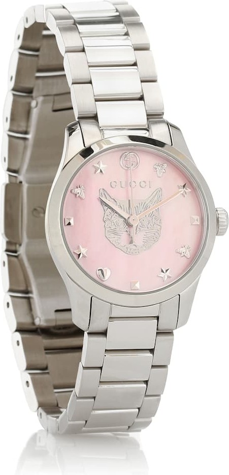 Gucci G-Timeless 27mm stainless steel watch