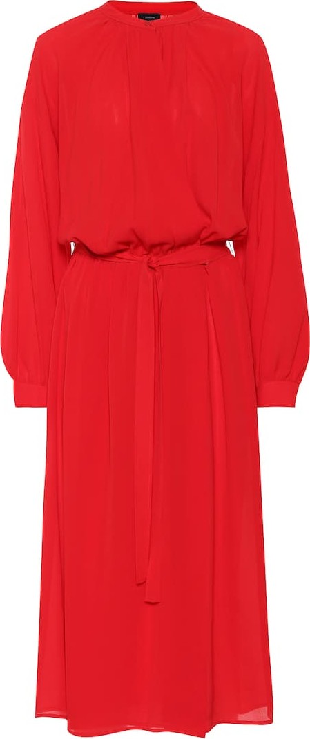 Joseph Nolan silk geogette midi dress