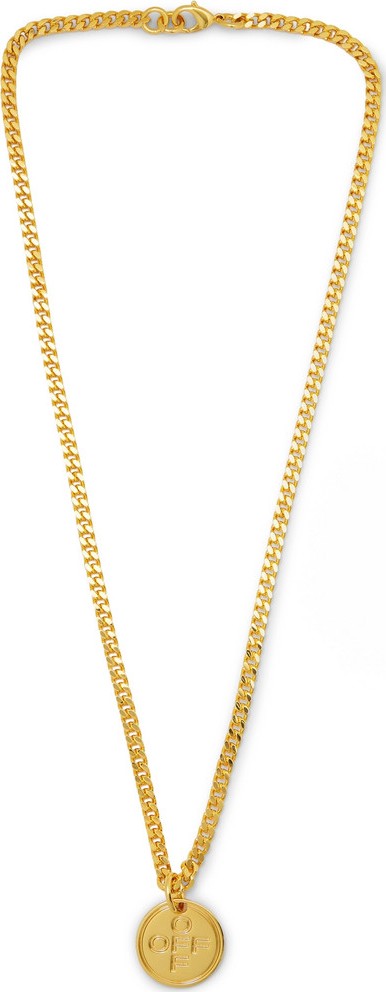 Off White Gold-Tone Necklace