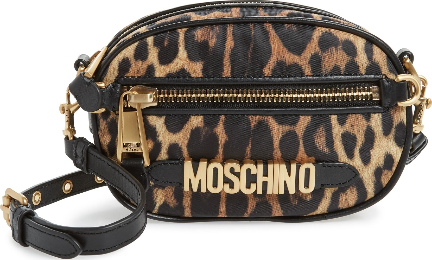 Moschino Leopard Print Shoulder Bag Moschino Leopard Print Shoulder Bag