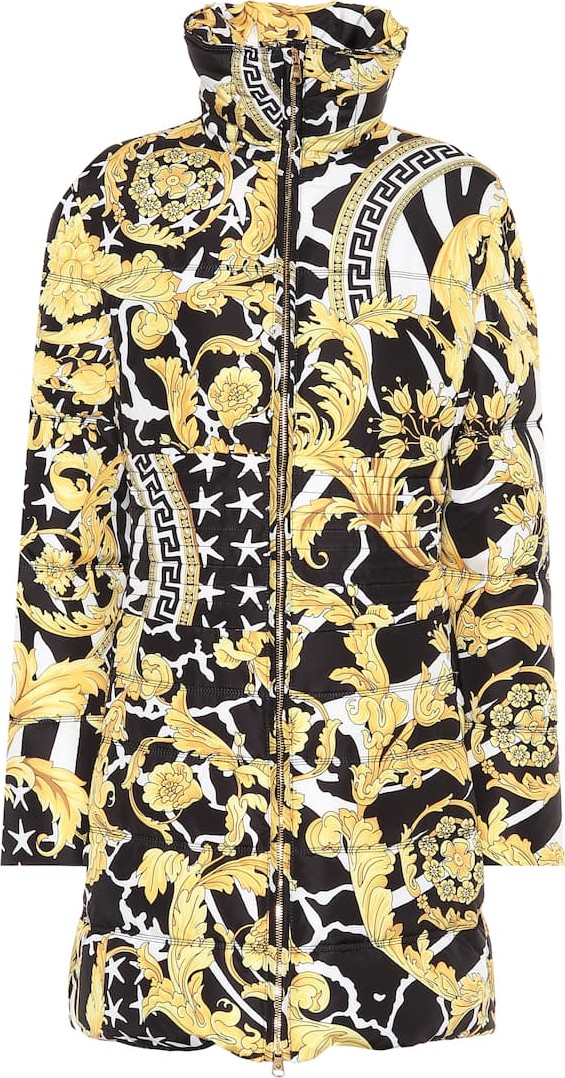 Versace Printed down jacket