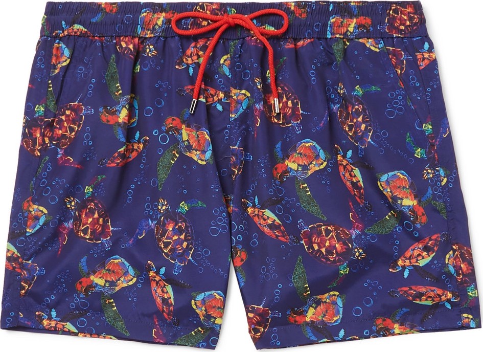 Paul Smith Mid-Length Printed Shell Swim Shorts