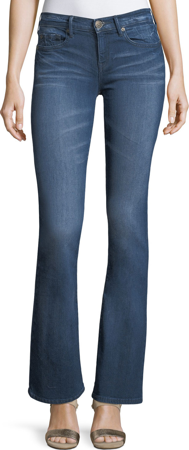 True Religion Becca Mid-Rise Boot-Cut Jeans