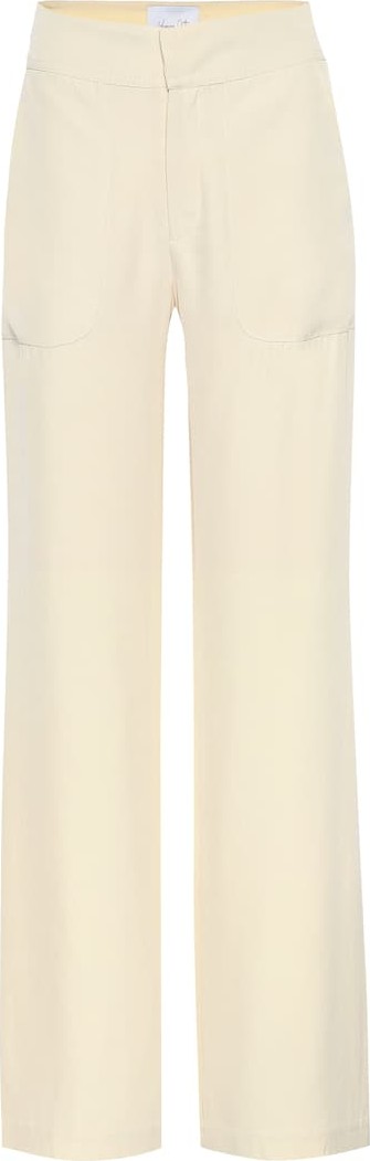 Johanna Ortiz Love Pursuit high-rise silk pants