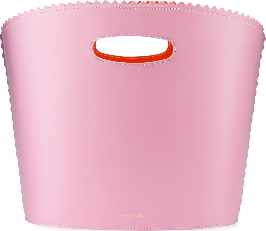 Sara Battaglia Helen Leather Bucket Bag