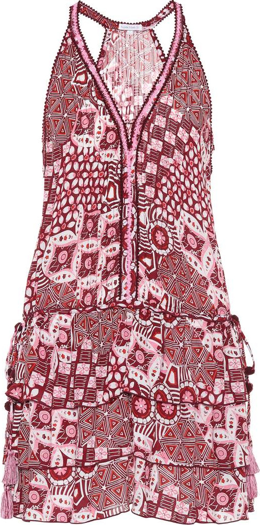 Poupette St Barth Bety printed minidress