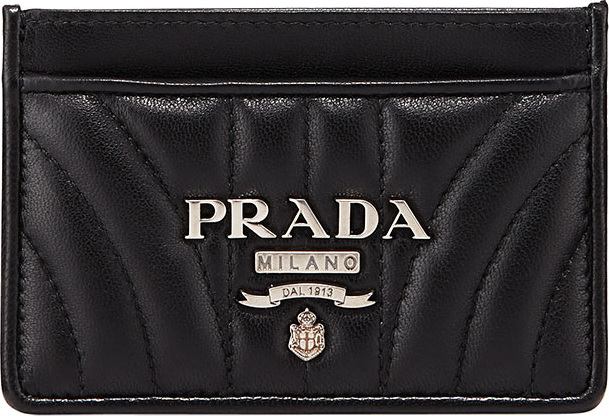 Prada Diagramme Napa Impunture Card Case