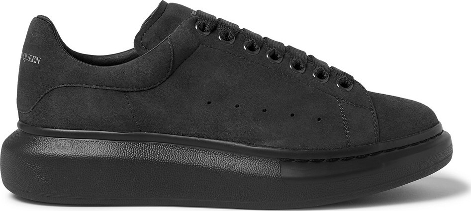 Alexander McQueen Exaggerated-Sole Suede Sneakers