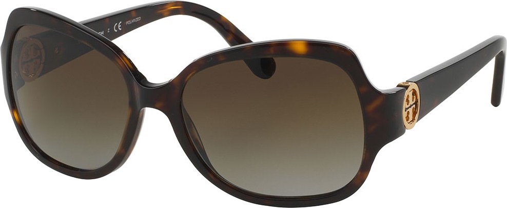 Tory Burch Polarized Butterfly Sunglasses, Tortoise