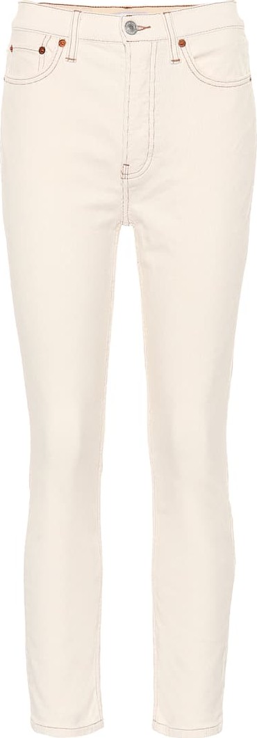 RE/DONE High-rise skinny corduroy jeans
