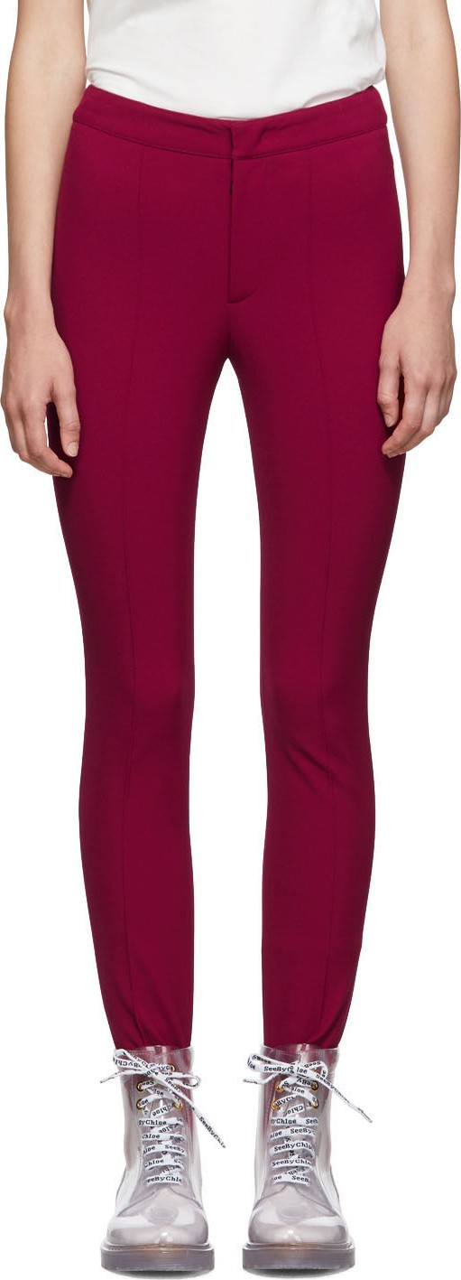 Moncler Pink Skinny Ski Leggings