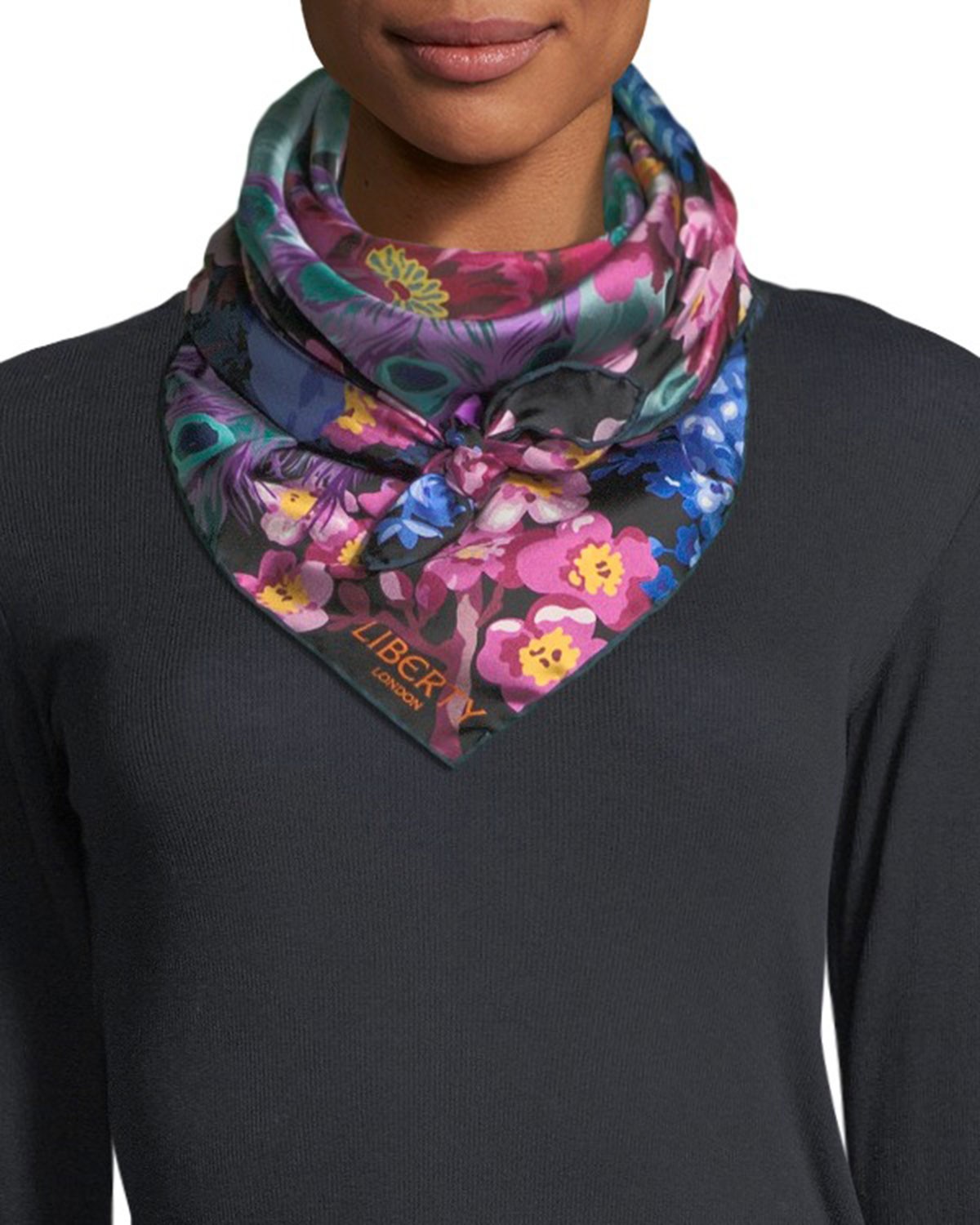 Liberty London Ophelia Silk Twill Scarf