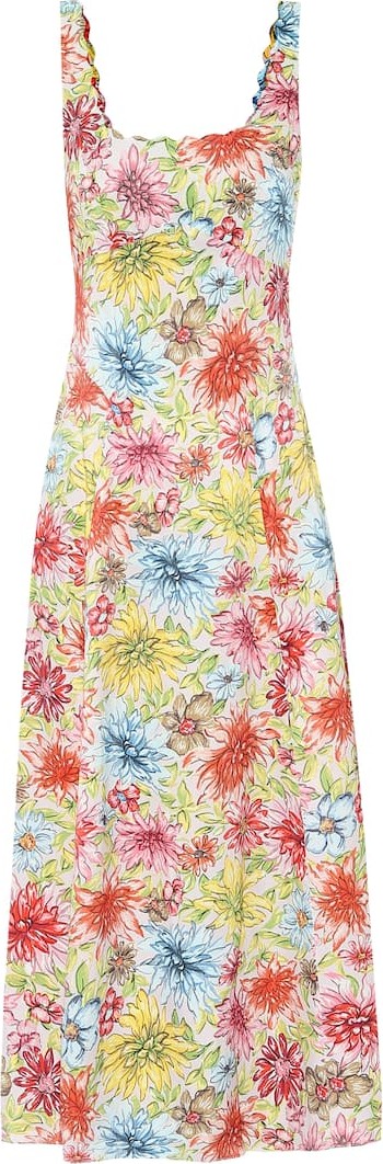 Alexachung Kitty floral midi dress