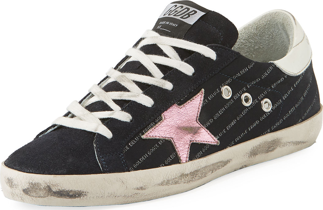 Golden Goose Deluxe Brand Superstar Low-Top Mixed Sneaker