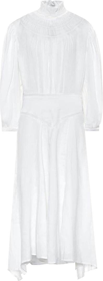 Isabel Marant Etoile Albane linen midi dress Isabel Marant Etoile Albane linen midi dress