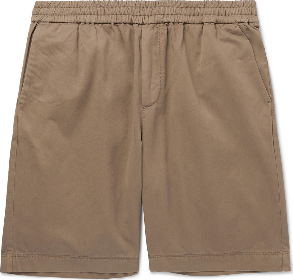 Sunspel Slim-Fit Cotton-Twill Shorts