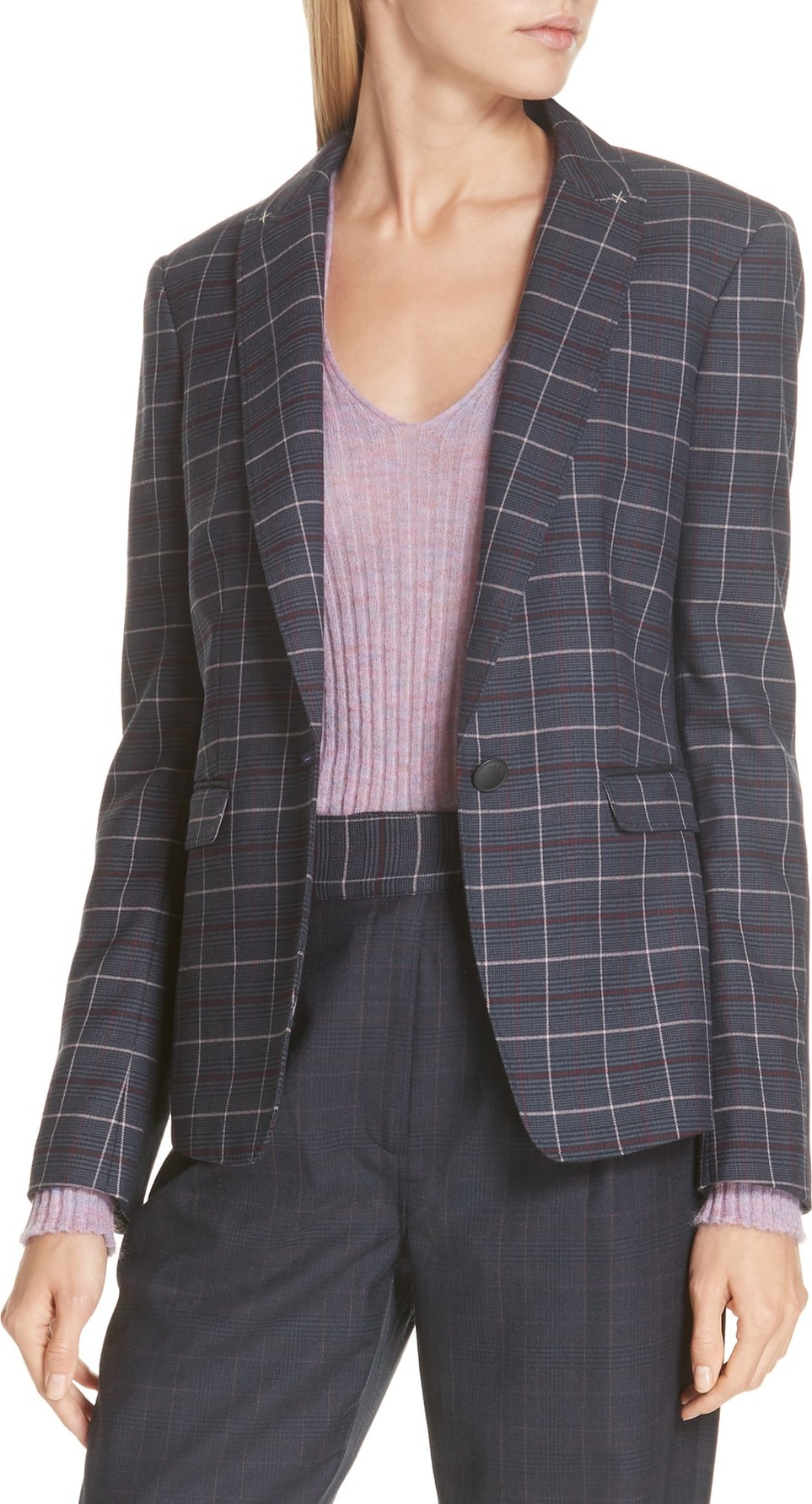 Rag & Bone Lexington Plaid Blazer
