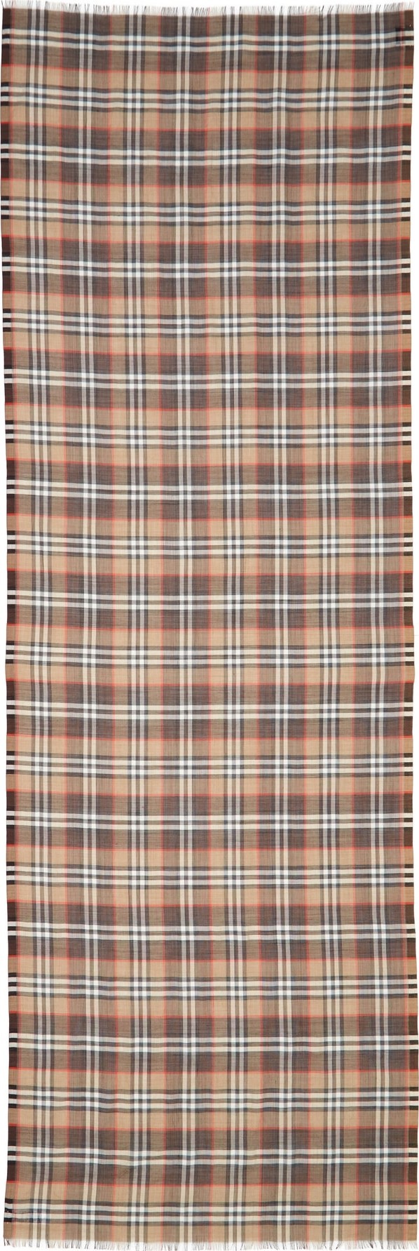 Burberry London England Vintage Check Wool & Silk Scarf