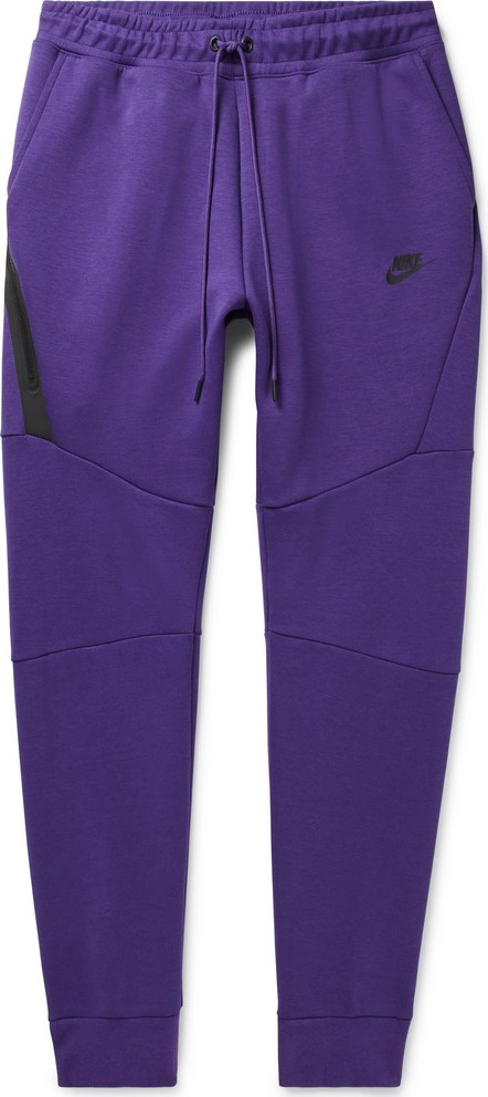 Nike Sportswear Slim-Fit Tapered Cotton-Blend Tech Fleece Sweatpants