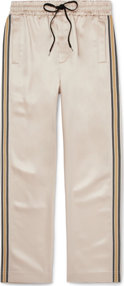 Cmmn Swdn Striped Satin Drawstring Trousers