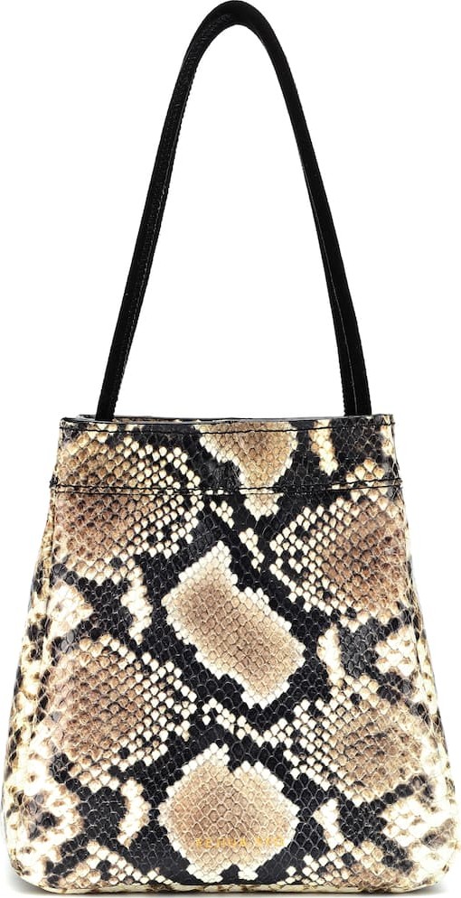 Rejina Pyo Rita snake-printed leather tote