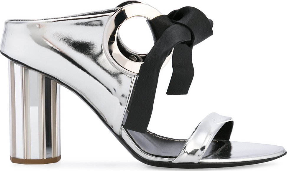 Proenza Schouler Specchio Silver mirror Sandal