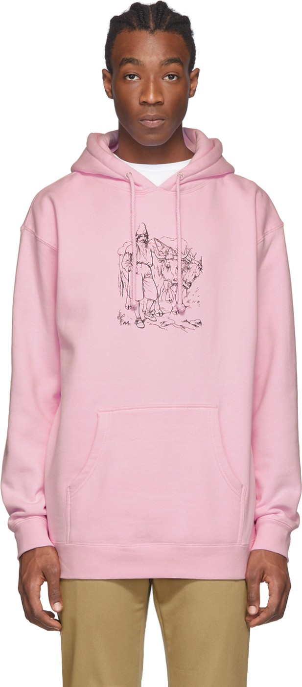 Sies Marjan Pink Rem Koolhaas Edition Pastoral Hoodie