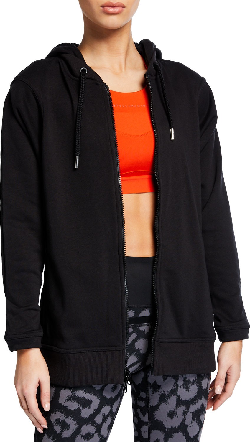 Adidas By Stella McCartney Essential Long-Sleeve Hoodie Jacket