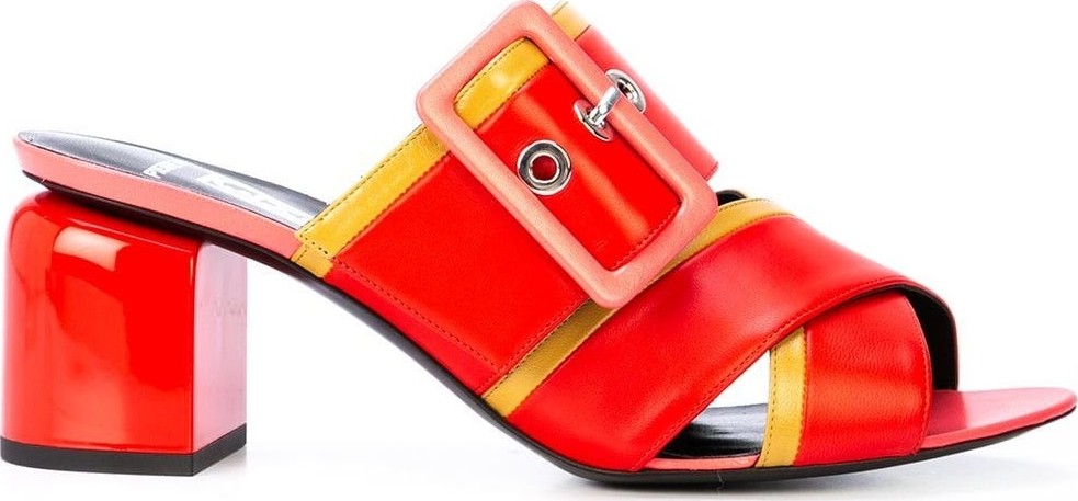 Pierre Hardy LHD x Pierre Hardy Buckled Mules