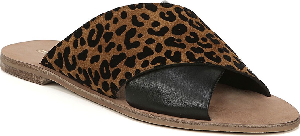 DIANE von FURSTENBERG Baile Leopard-Print Suede Sandals