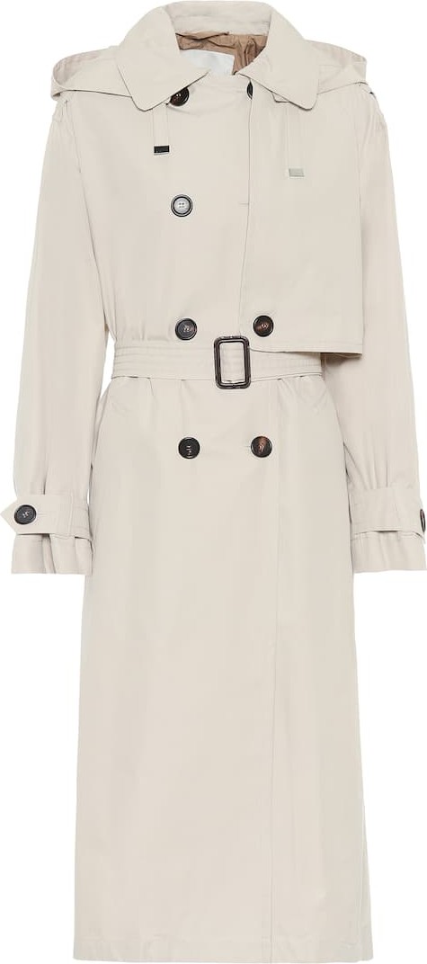 Max Mara The Cube cotton trench coat