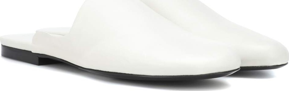 THE ROW Granpa leather slippers