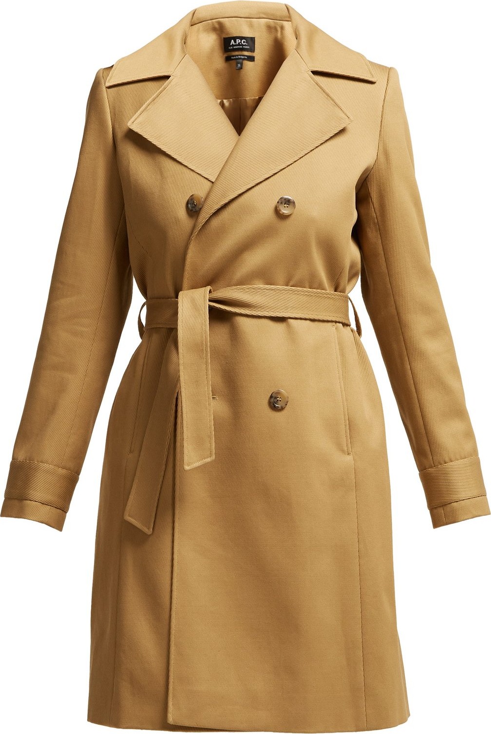 A.P.C. Alexis belted cotton trench coat