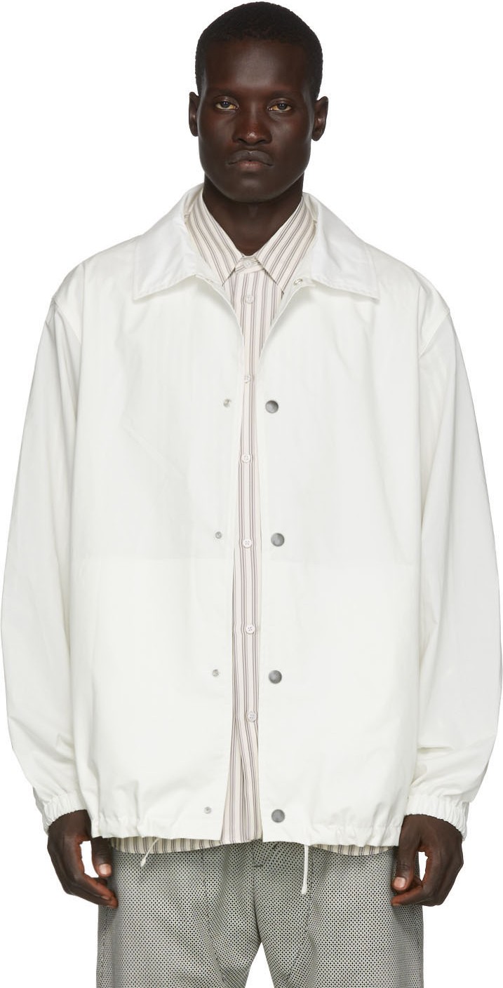 Jil Sander Off-White Essential Coach Jacket