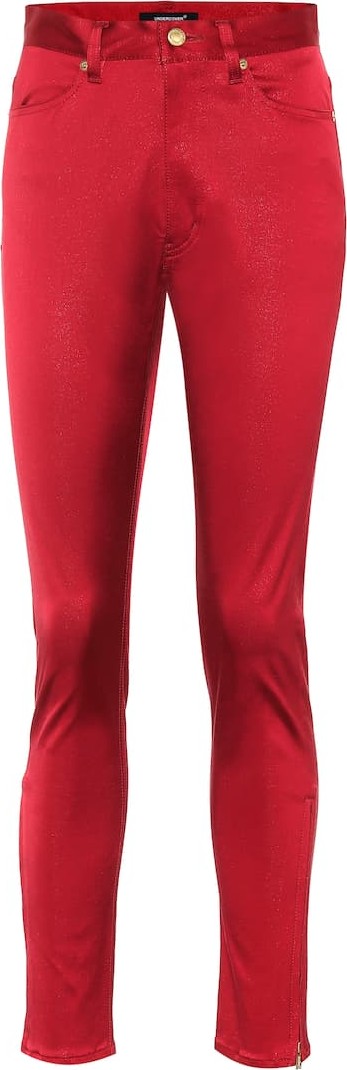 Undercover Cotton-blend high-rise pants