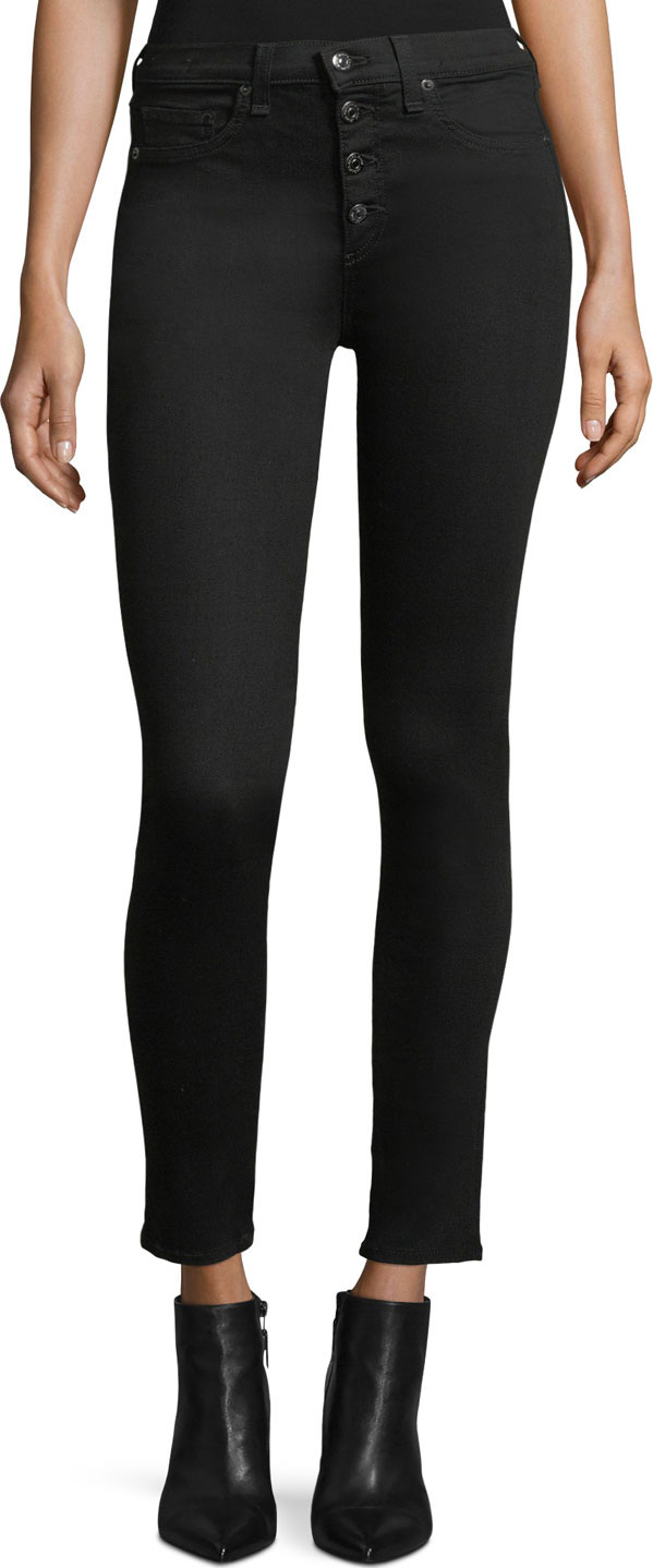 Veronica Beard Debbie High-Rise Skinny Jeans
