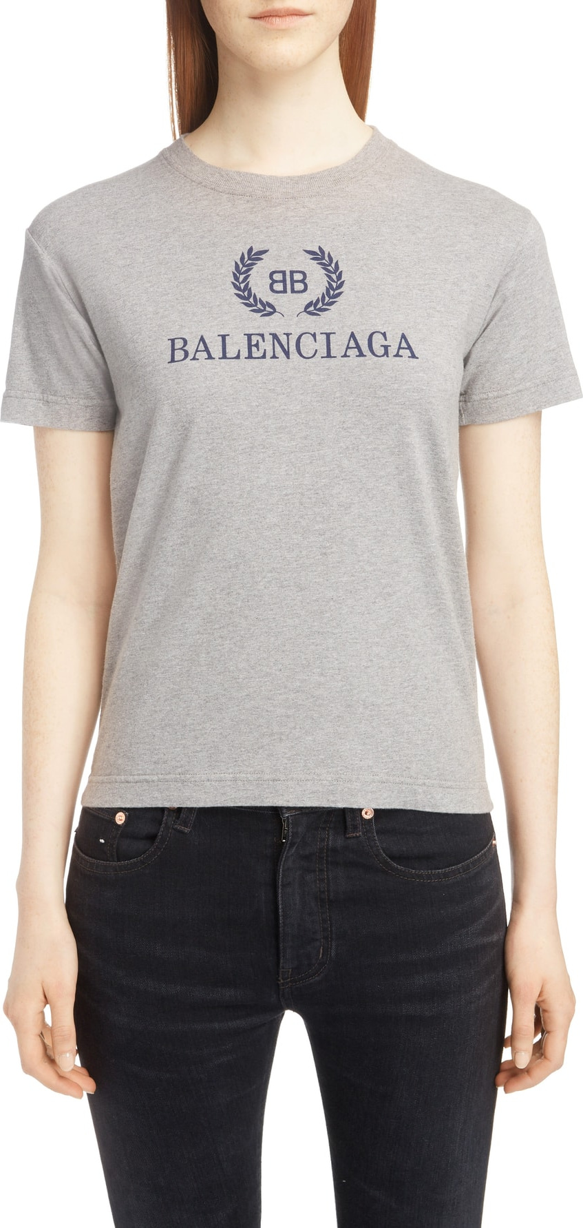 Balenciaga Wreath Logo Tee