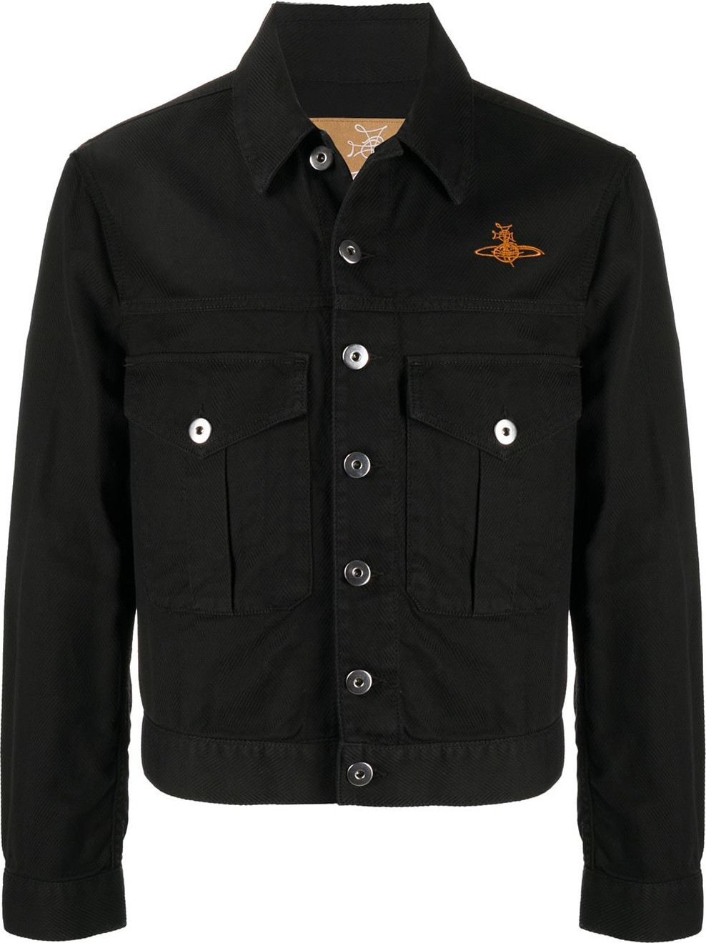 Vivienne Westwood Anglomania - Chevron pattern logo jacket