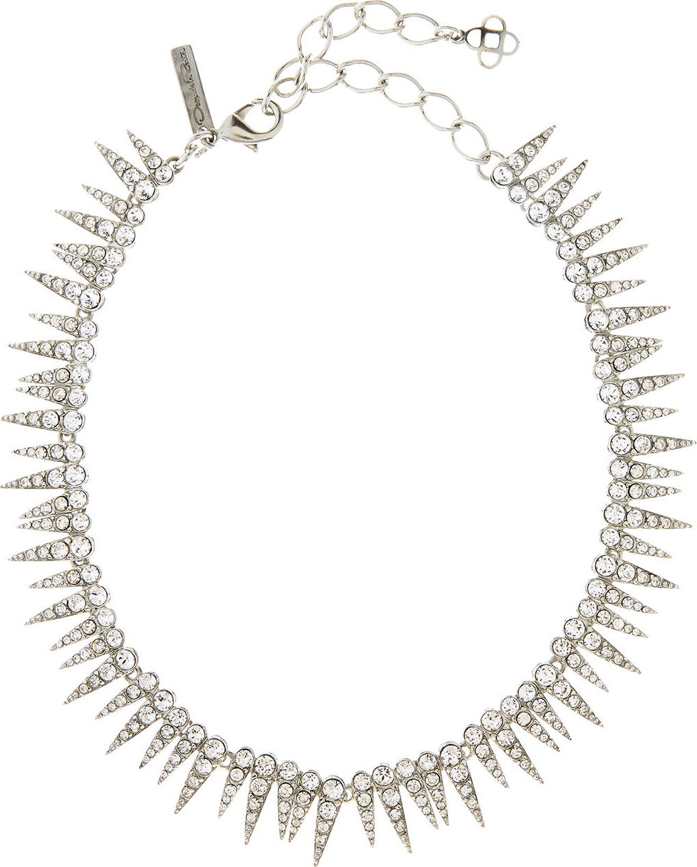 Oscar De La Renta Crystal Sea Urchin Necklace