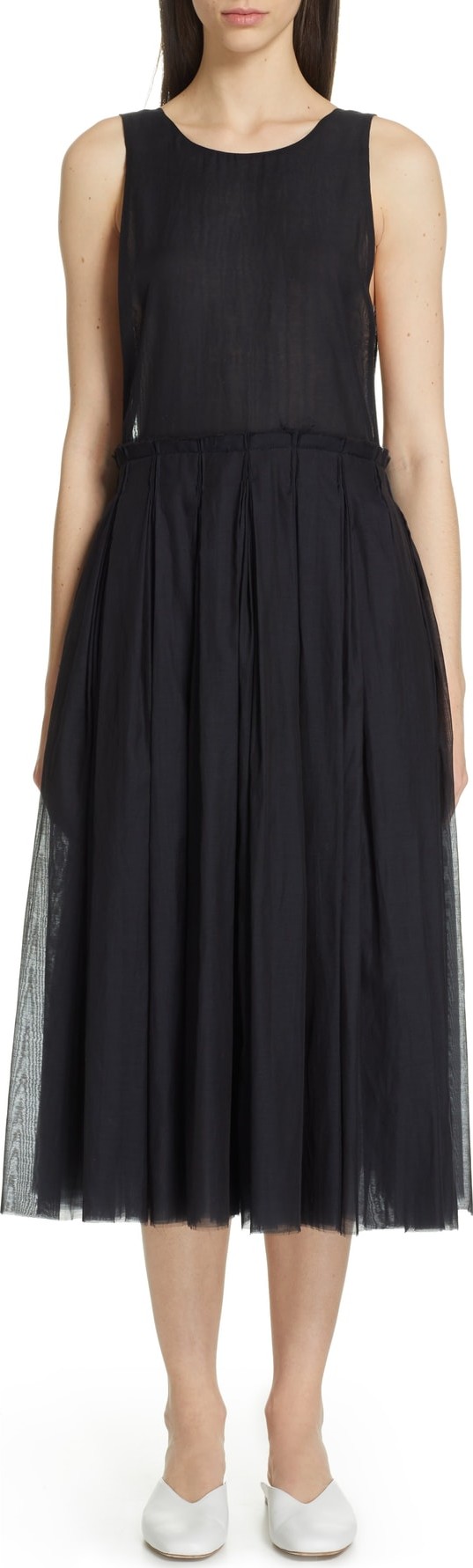 Sara Lanzi Apron Midi Dress