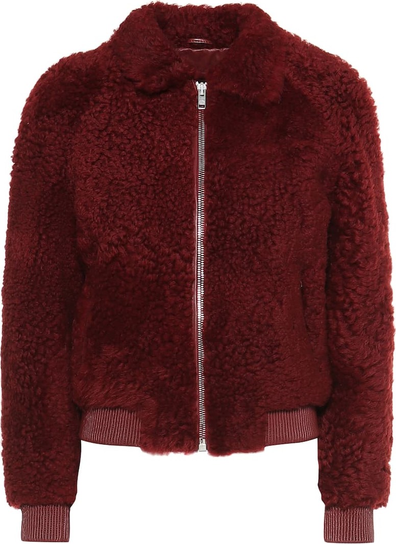 Isabel Marant Salvia shearling bomber jacket