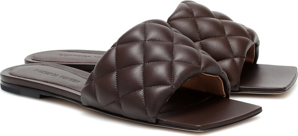 Bottega Veneta Padded leather slides