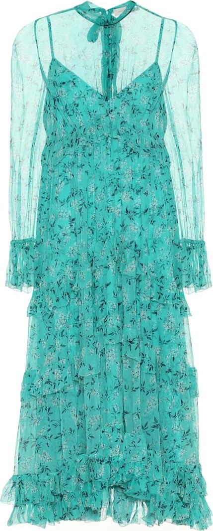 Zimmermann Moncur floral silk dress