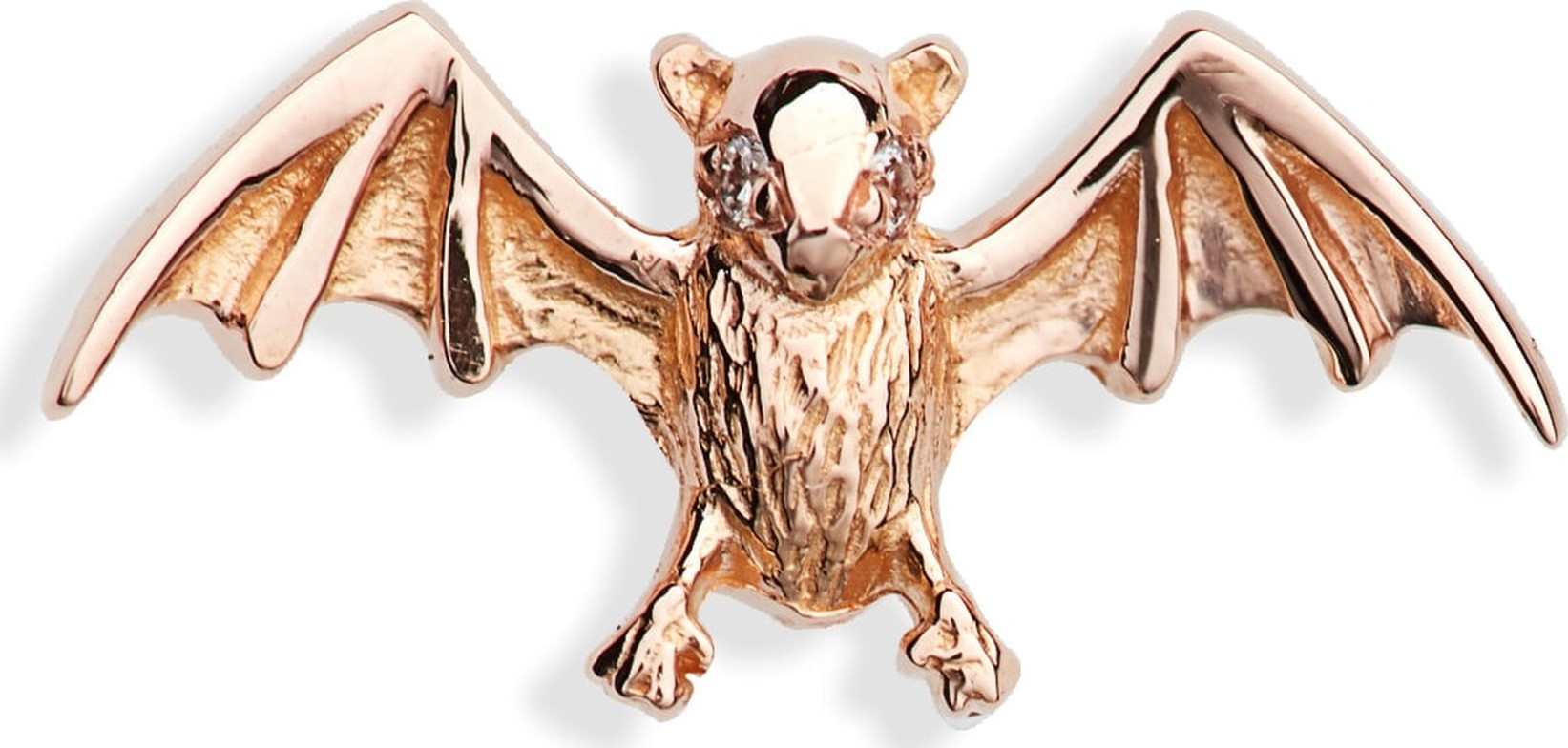 Maria Tash Large Bat with Diamond Eyes Stud Earring